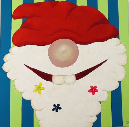 "Be Hope," by Dawn Marie Paul 36 x 36 inch on Canvas Acrylic Original Art Painting by Dawn Marie Paul at DMPaul.com