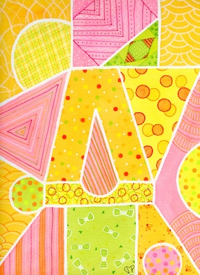 "Tang" 9 x 12 inch Watercolor and Ink on Paper by Dawn Marie Paul at DMPaul.com