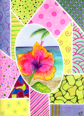 "Alive!" 9 x 12 inch Watercolor and Ink on Paper by Dawn Marie Paul at DMPaul.com